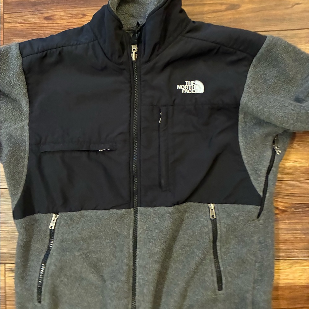 The North Face Men’s Small Polartec Fleece Jacket Black Gray Outdoor Full Zip - Picture 10 of 15